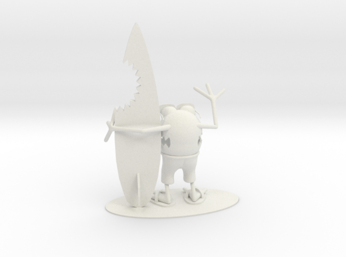 Shark Bite Gnome 3d printed 