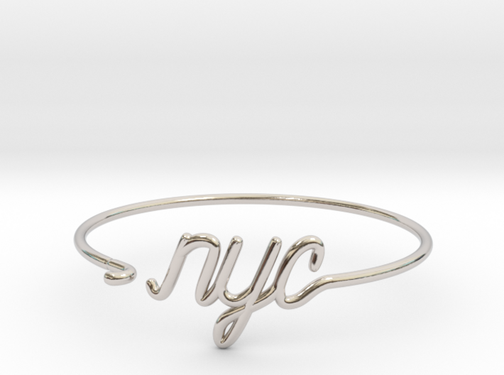 NYC Wire Bracelet (New York City) 3d printed