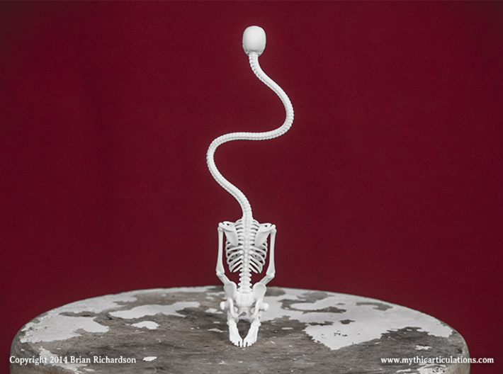 Rokurokubi Skeleton 3d printed 