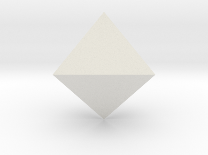 Trigonal bipyramid 3d printed