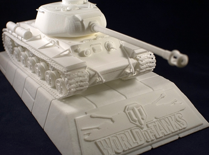 1:35 World of Tanks stand for miniatures  3d printed Stand with KV-1S model. KV-1S is sold separately
