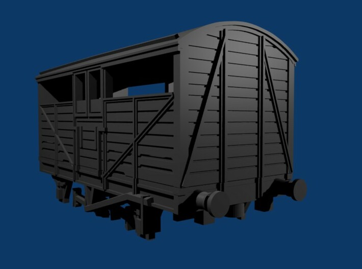 GWR - Mex B - 8 ton cattle wagon 3d printed