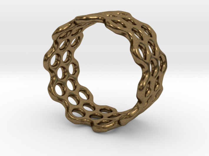 Dots Ring (Size 7) 3d printed