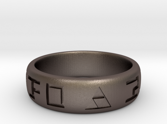 Hylian Hero's Band - 6mm Band - Size 7.5 3d printed
