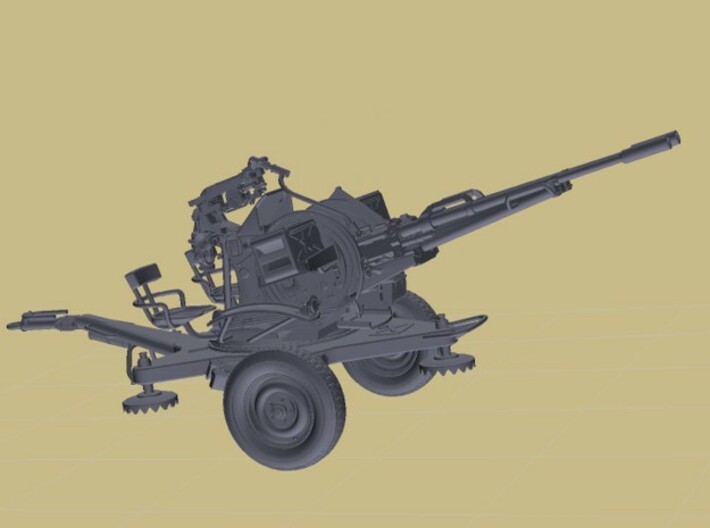 1-18 Soviet ZU-23-2 AA Gun 3d printed 