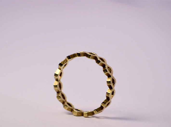 Knot Ring Size 5 3d printed