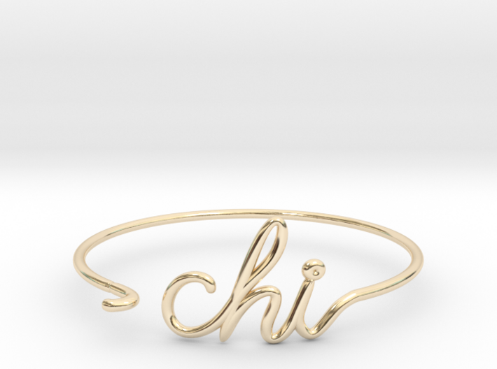 CHI Wire Bracelet (Chicago) 3d printed