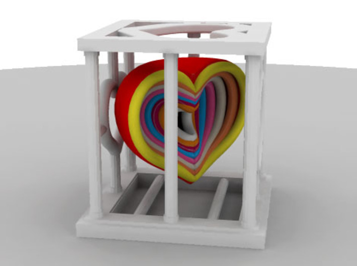heartCage 3d printed