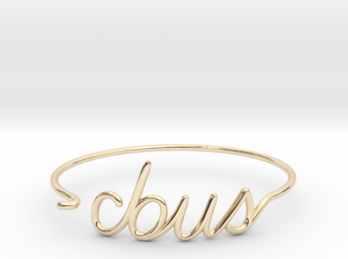 C-BUS Wire Bracelet (Columbus) 3d printed