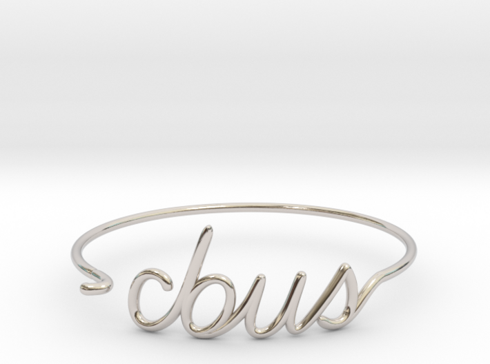 C-BUS Wire Bracelet (Columbus) 3d printed