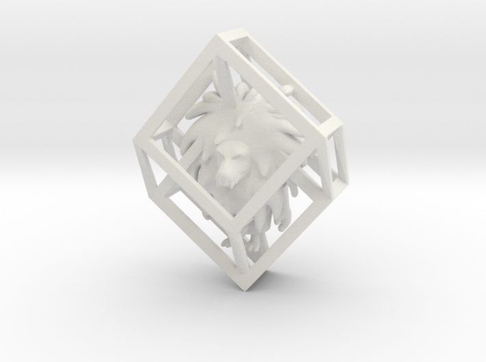Wumpus in Hypercube Pendant 3d printed