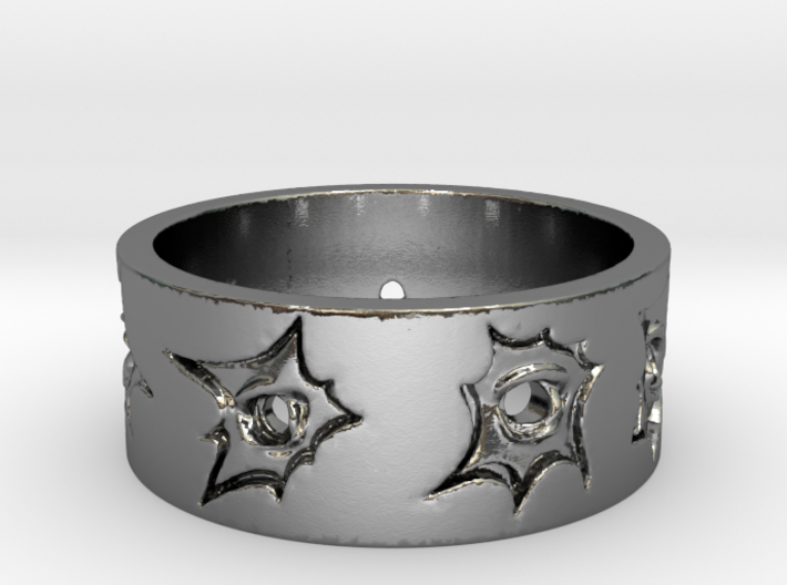 Outlaw Bullet Holes Ring Size 13 3d printed