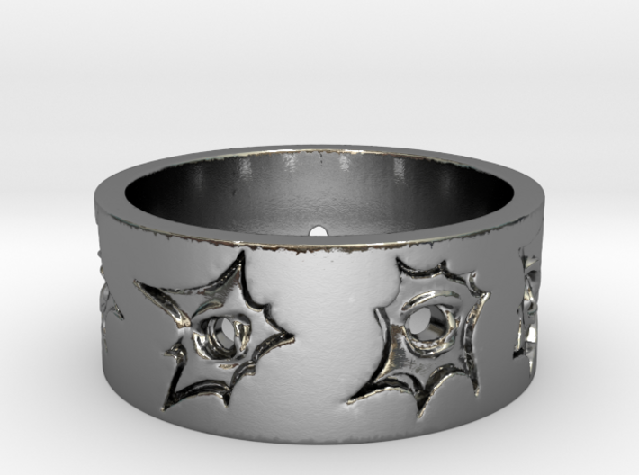 Outlaw Bullet Holes Ring Size 12 3d printed