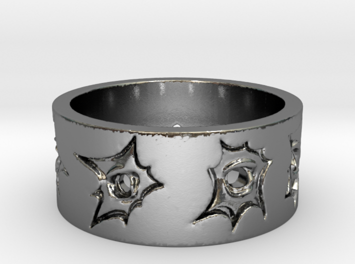 Outlaw Bullet Holes Ring Size 11 3d printed