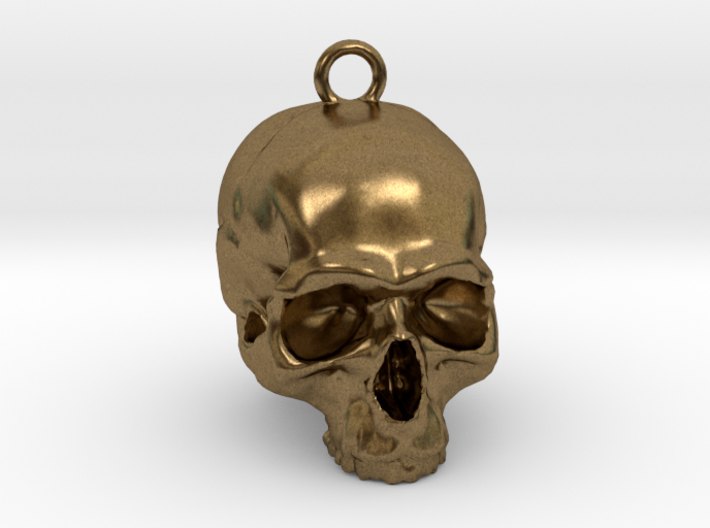 Skull Pendant 2 3d printed