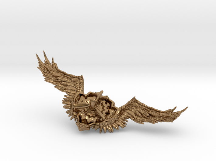 Wings badge 3d printed