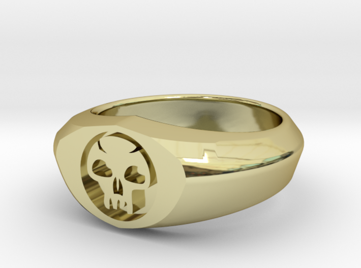 MTG Swamp Mana Ring (Size 8) 3d printed