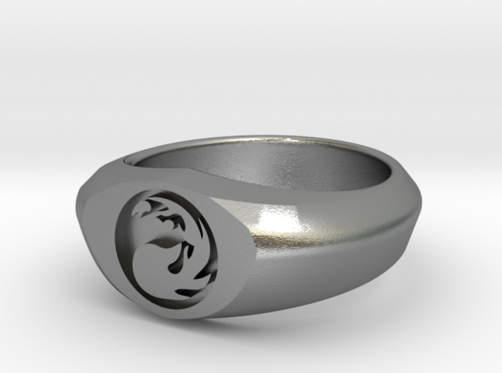 MTG Mountain Mana Ring (Size 9) 3d printed