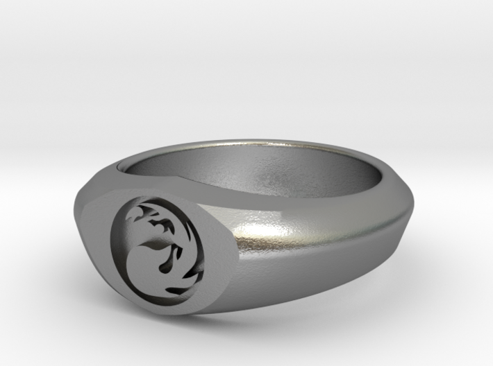 MTG Mountain Mana Ring (Size 11) 3d printed