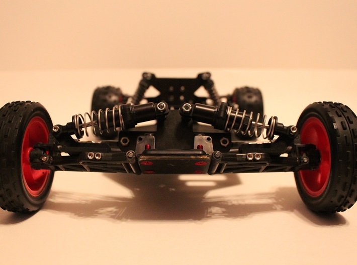 Team Losi JRX Pro-SE Front Lowering Mounts 3d printed Mounted on vehicle.