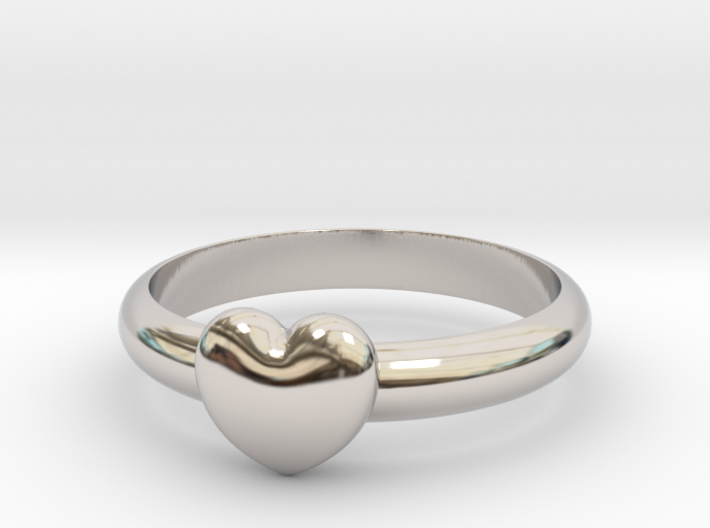 HEART RING - Size 19.5 mm (Dutch) / Size 9.5 (US/C 3d printed