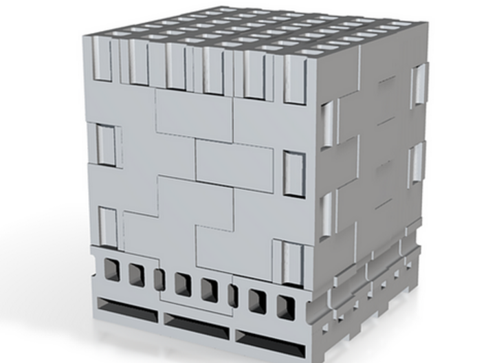1:160 N Scale Concrete Blocks on Pallet 3d printed