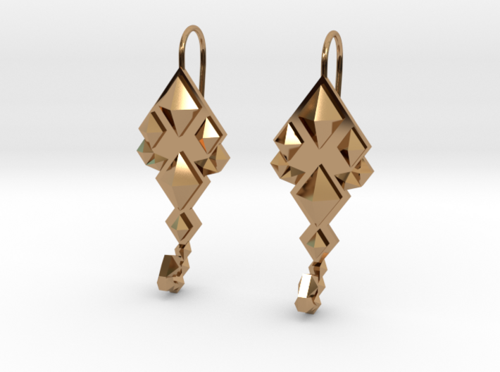 SacredScorpio earrings 3d printed 