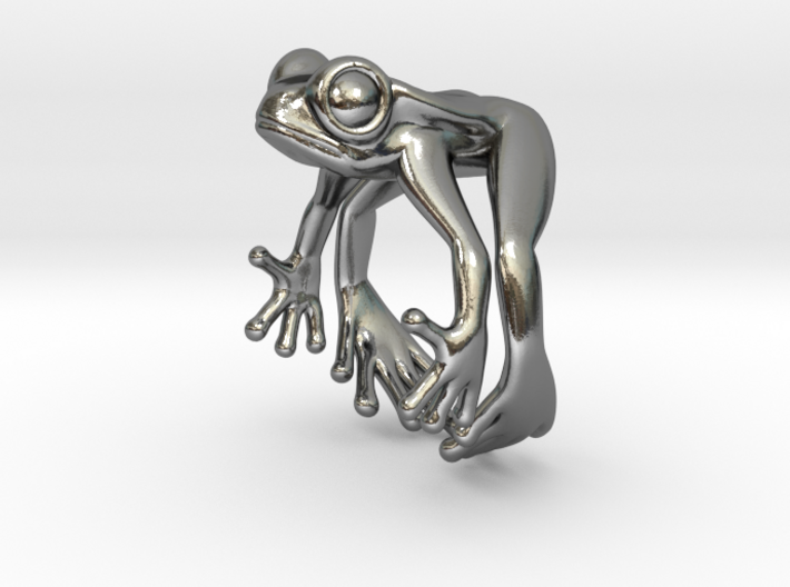 Frog Ring v2 15mm 3d printed