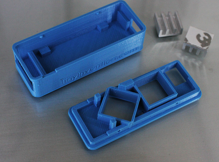 MinimOSD V1.1 & 1.2 enclosure with side opening 3d printed 