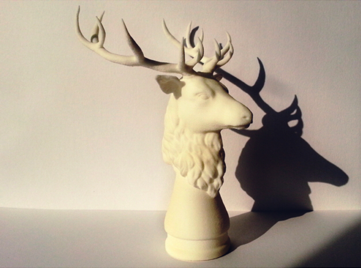 Deer head 3d printed