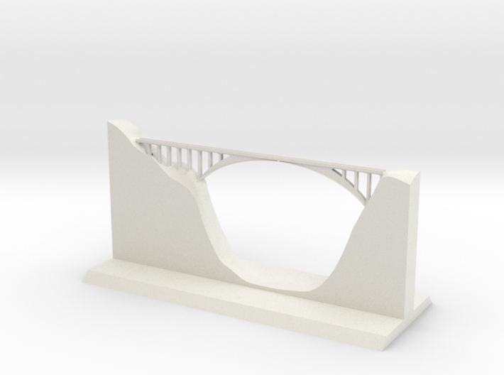 Salginatobel Bridge 1:250 3d printed