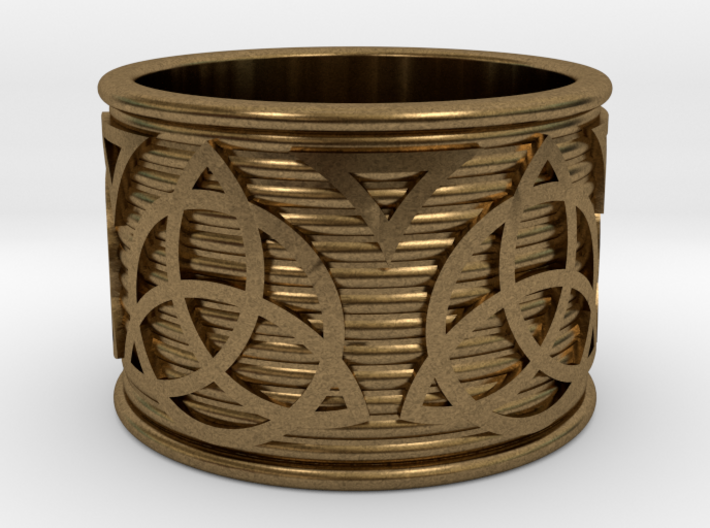 Celtic Ring size 14 3d printed