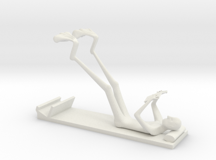 The Reading Man Iphone 6 stand 3d printed