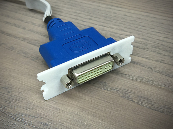 Expansion Slot Cover DVI for Amiga 1200 3d printed 