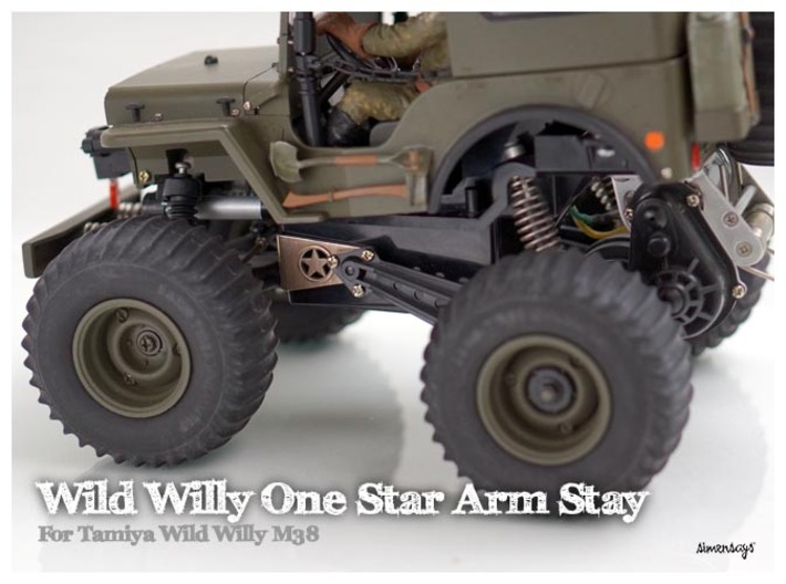 Simensays Wild Willy One Star Arm Stay 3d printed