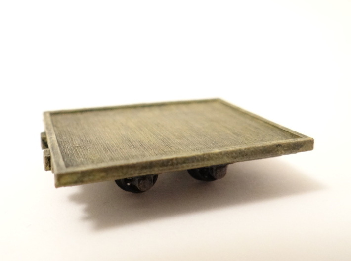 A.G.W.I. Oil Refinery Flat Wagons (x4) 3d printed A Detailed and Painted Wagon