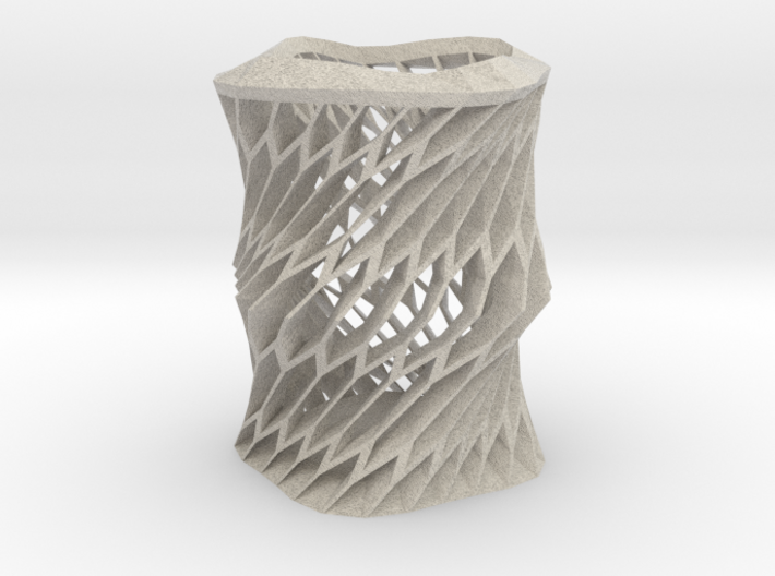 Twisted vase 3d printed