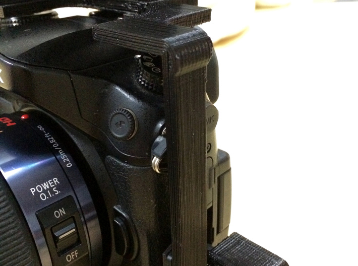 3DGuy GH4 Cage with HDMI Saver (No Handles) 3d printed 
