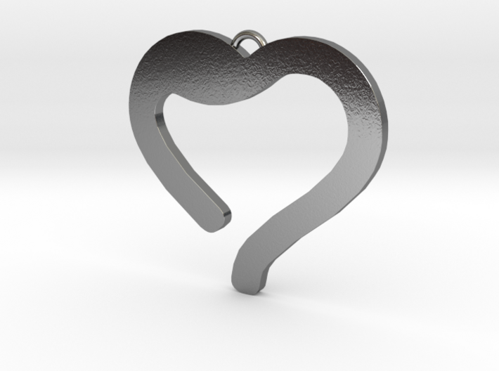 Thin Heart (2 mm) 3d printed