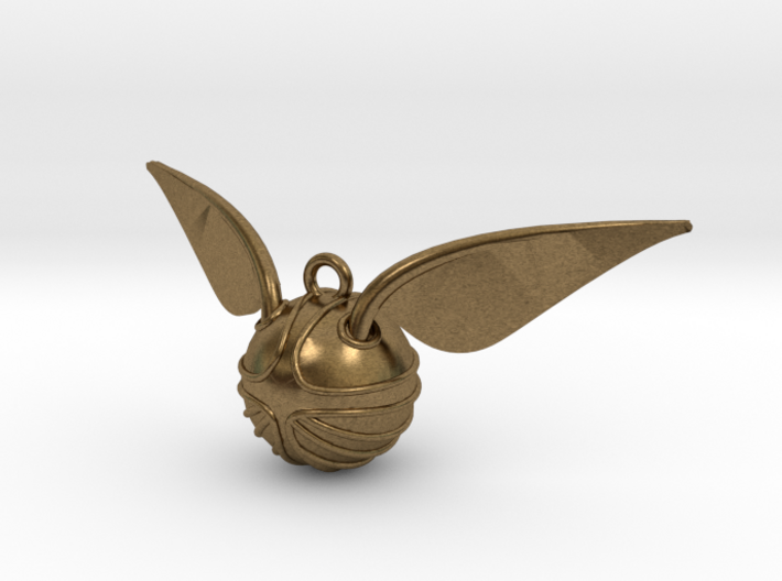 The Golden Snitch pendant 3d printed