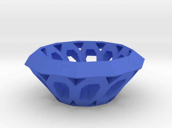 Bowl with oval holes 3d printed