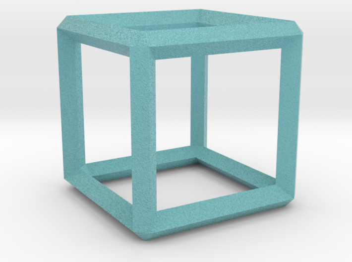 Cube wireframe 3d printed