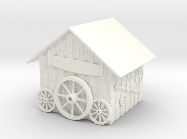 Detailed Rustic Shed #2 3d printed