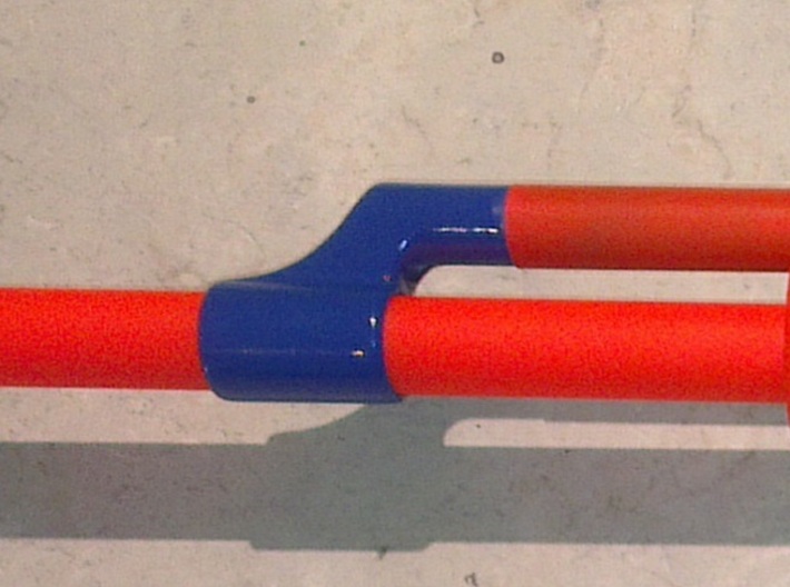 Jodocast's Nerf AK-47 Gas tube Splitter 3d printed 