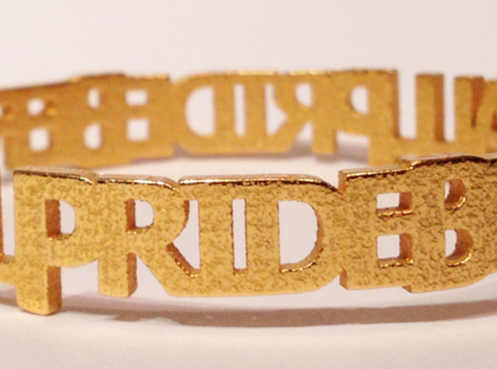 bangle PRIDE inches 3d printed