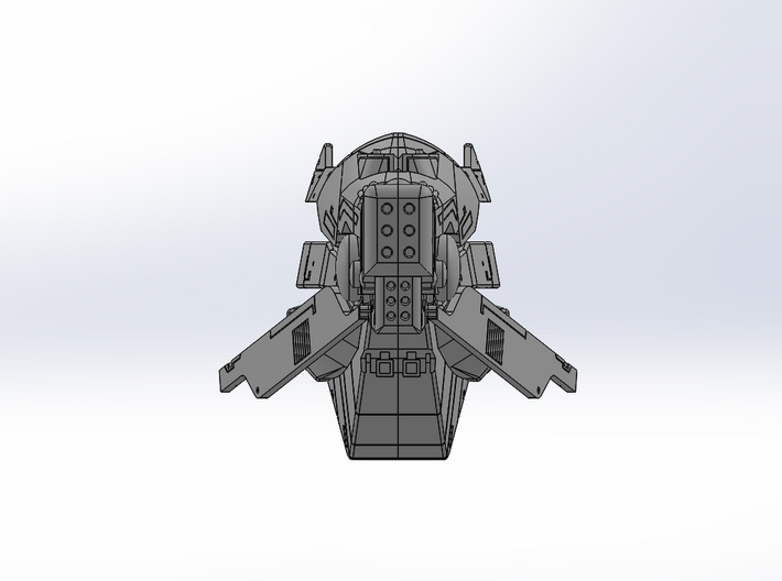 LoGH Imperial Fast Battleship 1:3000 (Part 2/2) 3d printed Render Image