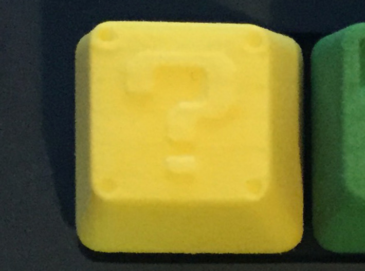 Question Block Cherry MX Keycap 3d printed 