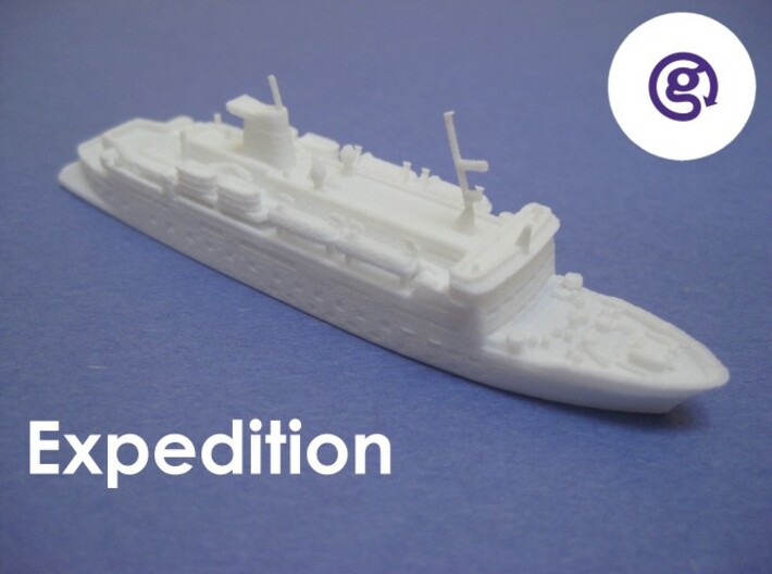 MS Expedition (1:1200) 3d printed