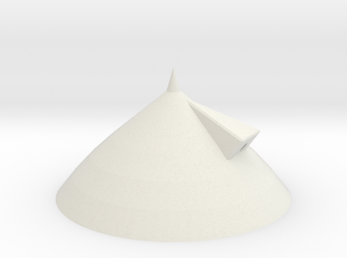3d Shuttle Tank Nose Cone 3d printed