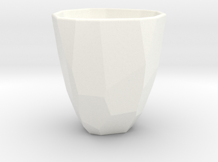 Polygon / Faceted cup 3d printed